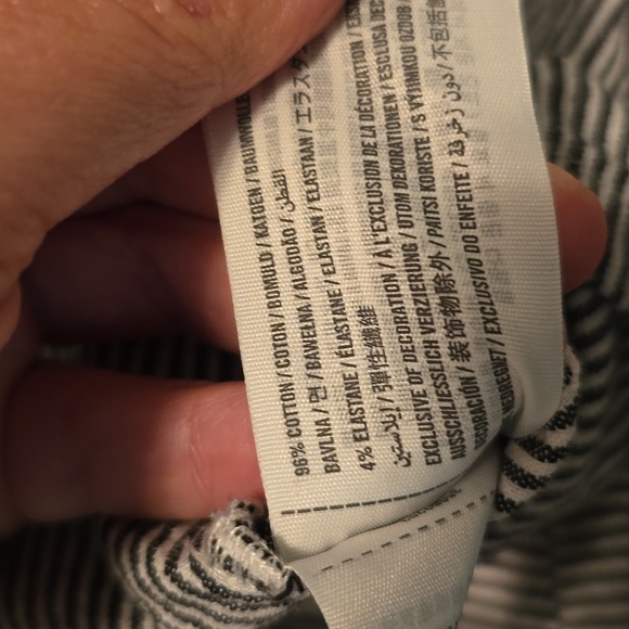 Hollister Black and White Striped Dress Size M (0728C) - Picture 7 of 8